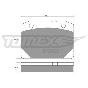 Kjøp Bremseklosser av TOMEX brakes TX 10-31 til den lave prisen 198,03 NOK
