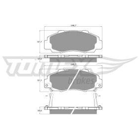 Osta Jarrupalat, levyjarru TOMEX brakes:llä TX 11-37 edullisesti hintaan 46,39 €