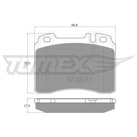 Bremsbeläge für MERCEDES-BENZ von TOMEX brakes