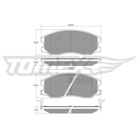 Comprar Juego de pastillas de freno de TOMEX brakes TX 16-42 a bajo precio de 45,20 €
