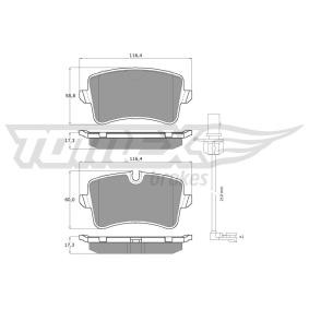 Compre Pastilhas de travão da TOMEX brakes TX 16-82 a um preço baixo por 47,26 €