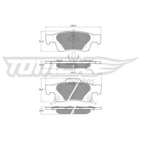 Achetez des Plaquettes de frein TOMEX brakes TX 16-91 à prix pour 35,13 €