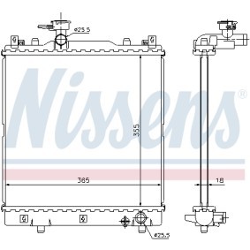 Kühler, Motorkühlung 691481 von NISSENS günstig für 111,90 € online kaufen
