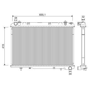 Achetez des Radiateur du moteur VALEO 701275 à prix pour 239,77 €