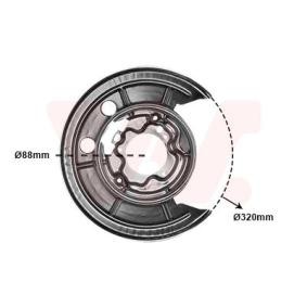 Comprar Chapa protectora contra salpicaduras, disco de freno de VAN WEZEL 1651374 a bajo precio de 19,31 €