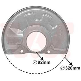Compre Chapa deflectora, disco de travão da VAN WEZEL 5940372 a um preço baixo por 33,85 €