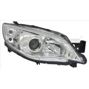 Achetez des Phare avant de chez TYC en ligne pour IMPREZA 3/5 portes (GR, GH, G3) à prix modérés