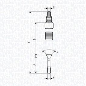 Glühkerze für HONDA von MAGNETI MARELLI