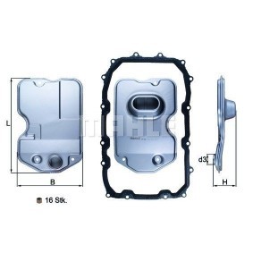Achetez des Filtre hydraulique, boîte automatique MAGNETI MARELLI 154072440129 à prix pour 75,73 €