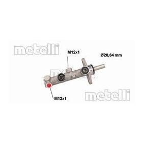 Achetez des Maître-cylindre de chez METELLI en ligne pour Jazz III 3/5 portes (GE_, GG_, GP_, ZA_) à prix modérés