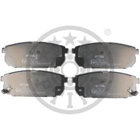 Bremsbeläge BP-12261 von OPTIMAL günstig für 41,25 € online kaufen