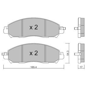 Compre Pastilhas de travão da AISIN BPNI-1020 a um preço baixo por 40,92 €