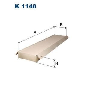 Compre Filtro, ar do habitáculo da FILTRON K 1148 a um preço baixo por 10,38 €