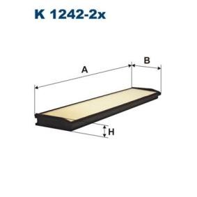 Innenraumfilter des Herstellers FILTRON - Originalware Artikelnummer: K 1242-2x