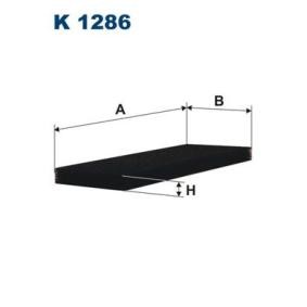 Innenraumfilter des Herstellers FILTRON - Originalware Artikelnummer: K 1286