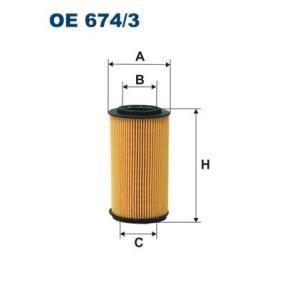 Acquista Filtro olio da FILTRON OE 674/3 a buon mercato per soli 12,65 €