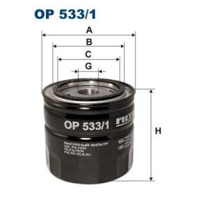 Acquista Filtro olio da FILTRON OP 533/1 a buon mercato per soli 10,97 €