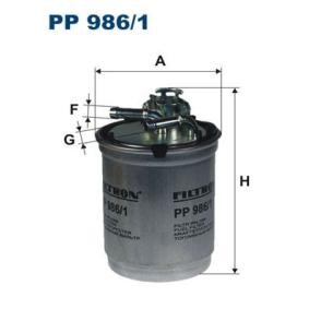 Acquista Filtro carburante da FILTRON PP 986/1 a buon mercato per soli 21,52 €