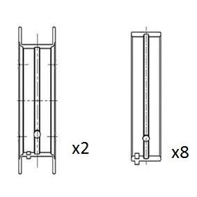 Achetez des Coussinet de vilebrequin de chez FAI AutoParts en ligne pour Astra F Classic Caravan (T92) à prix modérés
