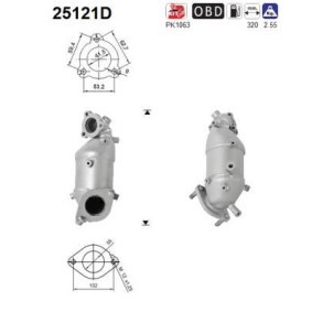 Katalysator 25121D von AS günstig für 499,92 € online kaufen