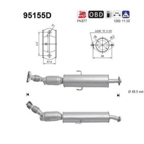 Katalysator für TOYOTA von AS