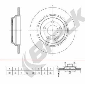 Achetez des Disque de frein BRECK BR 078 SA100 à prix pour 41,05 €