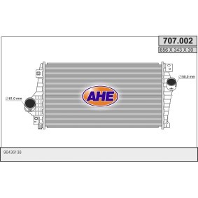 Ladeluftkühler für CHEVROLET von AHE