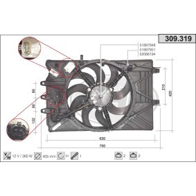 Kühlerlüfter 309.319 von AHE günstig für 197,83 € online kaufen