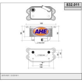 Ölkühler 832.011 von AHE günstig für 105,99 € online kaufen