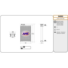 Wärmetauscher, Innenraumheizung für CITROËN von AHE