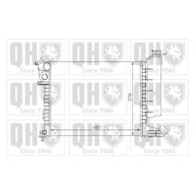 Compre Radiador, arrefecimento do motor da QUINTON HAZELL QER1045 a um preço baixo por 106,73 €