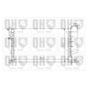 Compre Radiador, arrefecimento do motor da QUINTON HAZELL QER1264 a um preço baixo por 103,41 €