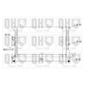 Compre Radiador, arrefecimento do motor da QUINTON HAZELL QER1508 a um preço baixo por 288,83 €