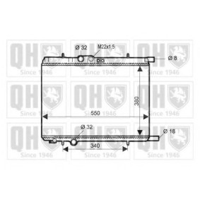 Compre Radiador, arrefecimento do motor da QUINTON HAZELL QER1908 a um preço baixo por 86,64 €