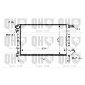 Compre Radiador, arrefecimento do motor da QUINTON HAZELL QER1915 a um preço baixo por 145,14 €