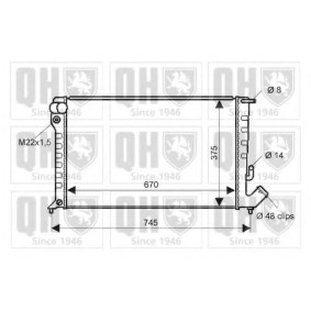 Compre Radiador, arrefecimento do motor da QUINTON HAZELL QER1916 a um preço baixo por 106,73 €
