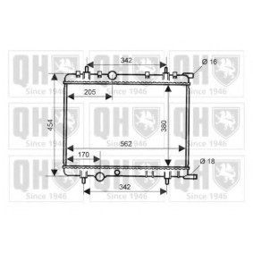Compre Radiador, arrefecimento do motor da QUINTON HAZELL QER2076 a um preço baixo por 131,76 €