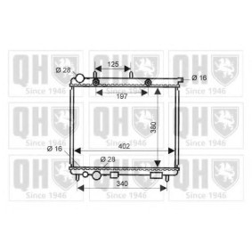 Compre Radiador, arrefecimento do motor da QUINTON HAZELL QER2086 a um preço baixo por 111,79 €