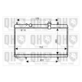 Compre Radiador, arrefecimento do motor da QUINTON HAZELL QER2280 a um preço baixo por 218,16 €