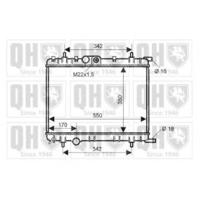 Compre Radiador, arrefecimento do motor da QUINTON HAZELL QER2284 a um preço baixo por 111,79 €