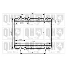 Compre Radiador, arrefecimento do motor da QUINTON HAZELL QER2483 a um preço baixo por 171,49 €