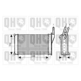 Wärmetauscher, Innenraumheizung QHR2023 von QUINTON HAZELL günstig für 53,31 € online kaufen