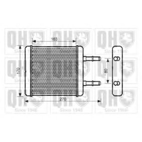 Compre Permutador de calor, aquecimento do habitáculo da QUINTON HAZELL QHR2206 a um preço baixo por 208,59 €