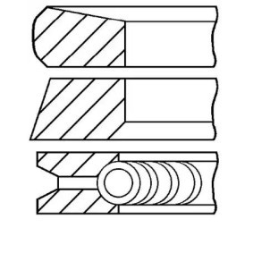 Achetez des Segment de piston de chez GOETZE ENGINE en ligne pour Avantime Van (DE0) à prix modérés