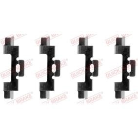 Achetez des Kit d'accessoires, plaquette de frein à disque QUICK BRAKE 109-1027 à prix pour 7,55 €