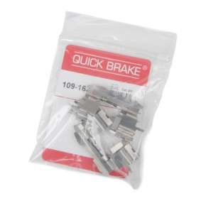 Compre Kit de acessórios, pastilhas de travão da QUICK BRAKE 109-1631 a um preço baixo por 4,73 €