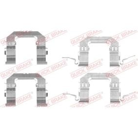 Compre Kit de acessórios, pastilhas de travão da QUICK BRAKE 109-1722 a um preço baixo por 7,66 €