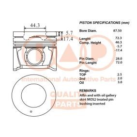 Acquista Pistone da IAP QUALITY PARTS online per SANTA FÉ II (CM) a prezzi moderati