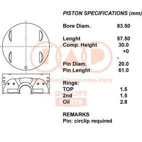Osta Männät IAP QUALITY PARTS:llä 100-13077 edullisesti hintaan 579,12 €