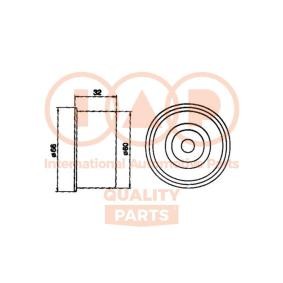 Spannrolle, Zahnriemen 127-07034 von IAP QUALITY PARTS günstig für 77,39 € online kaufen